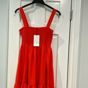 Zara red maxi dress nwt sz medium